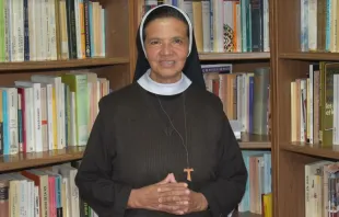 Hermana Gloria Cecilia Narvu00e1ez, misionera franciscana de Maru00eda Inmaculada. Cru00e9dito: Nicolu00e1s de Cu00e1rdenas / ACI Prensa 