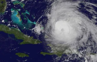 Así se ve hoy el huracán María desde el espacio / Foto: NASA 