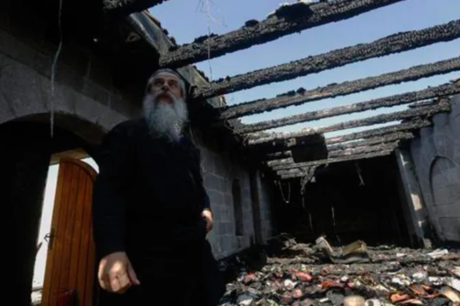 Así se manifestaron los cristianos por ataque contra iglesia en Tierra Santa