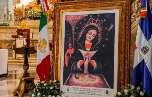 Imagen de la Virgen de Altagracia instalada en la Catedral Metropolitana de la Ciudad de México, el 15 de enero de 2022 / Crédito: Arquidiócesis de Santo Domingo 