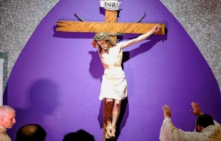 Imagen Cristo Crucificado en Iglesia de la Gratitud Nacional / Foto: Comunicaciones Congregaciu00f3n Salesianos Chile 