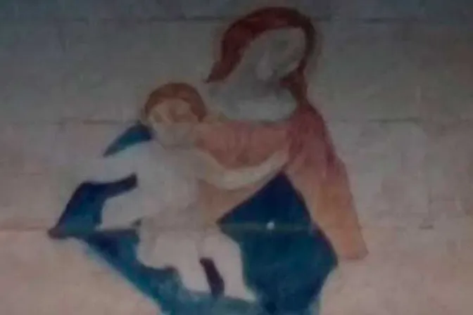 Pintura de la Virgen y el Niño Jesús se salvó de la destrucción de ISIS en Irak