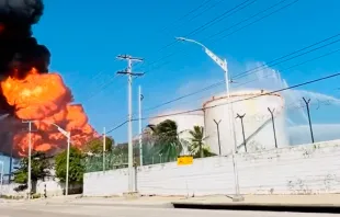 Incendio en Barranquilla. Crédito: Alcaldía de Barranquilla 