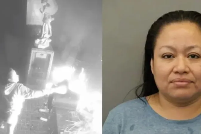 Arrestan a mujer que estaría vinculada a incendio de santuario de Virgen de Guadalupe en EEUU