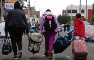 Inmigrantes en frontera Chile-Peru00fa. Cru00e9dito: Incami. 