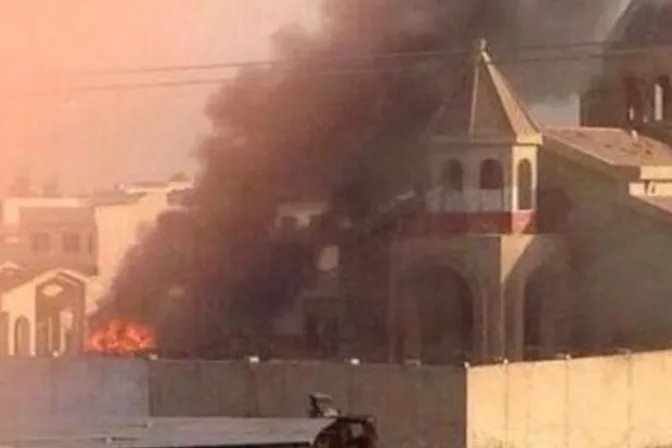 Estado Islámico destruye cruz de monasterio católico del siglo X en Irak