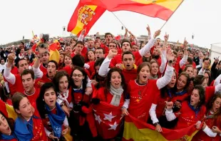 Ju00f3venes espau00f1oles en la JMJ Madrid 2011 / Foto: L'Osservatore Romano 