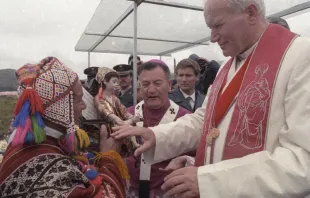 San Juan Pablo II en Ayacucho (Perú) / Foto: Vatican Media / ACI Prensa 