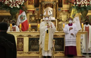 Mons. José Antonio Eguren en Misa este 26 de julio. Crédito: Arzobispado de Piura. 