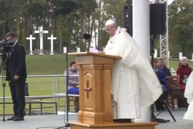 Homilía del Papa Francisco en la Misa en el Santuario Mariano de Aglona, Letonia