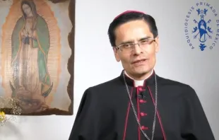 Mons. Luis Manuel Pérez Raygoza. Crédito: Captura de video / Arquidiócesis Primada de México. 