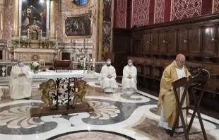 Card. Angelo De Donatis en la Misa por Santa Francisca Romana. Foto: Diócesis de Roma 