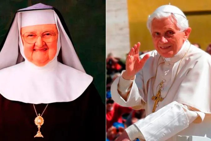 Benedicto XVI sobre Madre Angélica: Es un don morir en Pascua