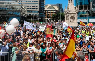 Marcha provida en Madrid, el 26 de junio de 2022 | Crédito: Cortesía de NEOS Comunicación 