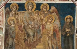 Fresco la "Majestad de Asís". Crédito: Archivio Fotografico Sacro Convento Assisi 