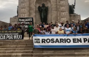 Marcha "Por una Rosario en Paz". Crédito: Facebook Arquidiócesis de Rosario 