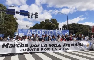 Marcha por la Vida 2022. Crédito: Twitter Marcha por la Vida Argentina 