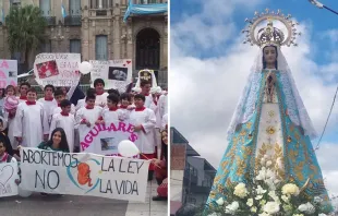 Marcha por la Vida en Tucumán (2015) - Procesión Apertura del Año Pastoral 2017 en la Basílica de Itatí / Créditos: Corrientes Argentina 
