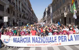 Marcha por la Vida 2018 en las calles de Roma / Crédito: Marcia per la Vita  