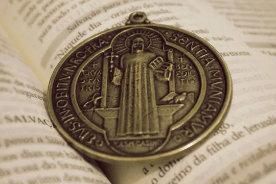 San Benito 2 Medalla Exorcismo Medalla San Benito - Bendecido por