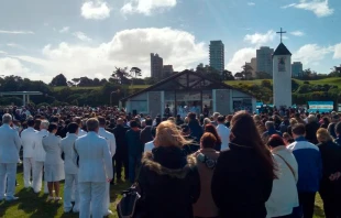 Misa primer aniversario tragedia ARA San Juan en Base Naval Mar del Plata / Foto: Obispado Castrense de Argentina 