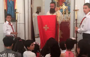 Misa en la iglesia greco-ortodoxa de San Elías / Foto: SOS Chrétiens d'Orient  