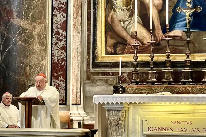 Celebran Misa en el altar de San Juan Pablo II por los 40 años de su atentado