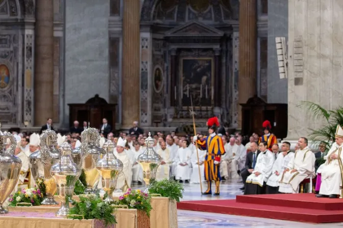 Homilía del Papa Francisco en la Misa Crismal de Jueves Santo 2023