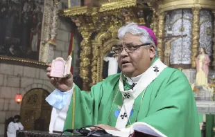 Mons. Percy Galván, Arzobispo de La Paz. Crédito: Conferencia Episcopal de Bolivia 