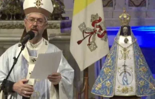 Mons. Jorge Scheinig en Misa con motivo de la fiesta de Nuestra Seu00f1ora de Luju00e1n. Cru00e9dito: Arquidiu00f3cesis de Mercedes Luju00e1n. 