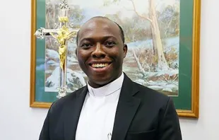Mons. Anthony Onyemuche Ekpo. Crédito: Vatican Media. 