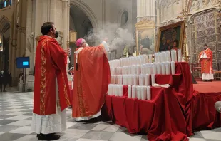 Mons. Francisco Cerro, Arzobispo de Toledo (Espau00f1a). Cru00e9dito Twitter Obispofcerro.  