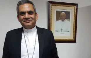 Mons. Elkin Fernando Álvarez Botero, Obispo Auxiliar de Medellín y Secretario General del Episcopado Colombiano. Foto: Eduardo Berdejo (ACI Prensa) 