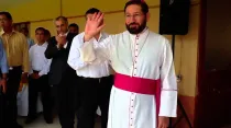 Mons. Hipu00f3lito Reyes Larios. Foto: Captura de YouTube / Angel Rafael MARTINEZ ALARCu00d3N.