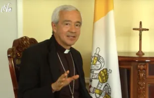 Mons. Jorge Carlos Patrón Wong interviene en programa de la CEV. Foto: Captura Voces de Esperanza / ACI 