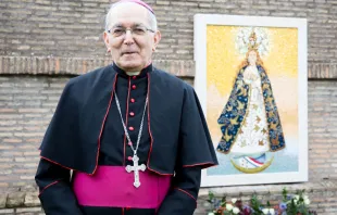 Mons. Edmundo Valenzuela, Presidente de la Conferencia Episcopal de Paraguay y Arzobispo de Asunción  / Foto: Daniel Ibáñez (ACI Prensa) 
