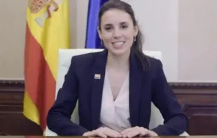 Irene Montero, Ministra de Igualdad del gobierno socialcomunista de Espau00f1a. Cru00e9dito: Ministerio de Igualdad. 