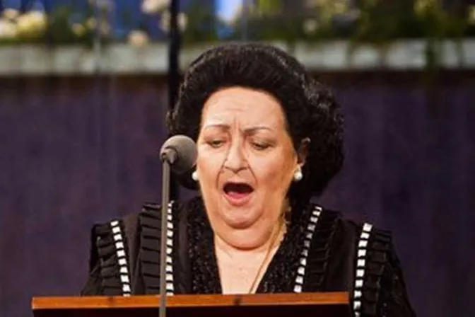 Cardenal Omella lamentó muerte de soprano Montserrat Caballé, católica y provida