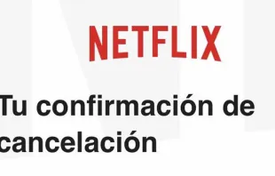 Captura de pantalla de cancelación de cuenta en Netflix. Crédito: Twitter / Esteban Arce. 