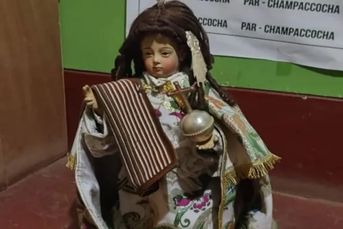 Tras vigilia de oración recuperan milagrosa imagen del Niño Jesús que fue robada