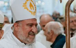 Mons. Ernesto Fernández en su consagración episcopal. Crédito: Arquidiócesis de Rosario 