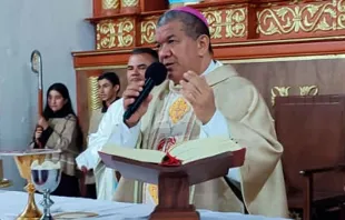 Obispo de Ocaña, Mons. Luis Gabriel Ramírez. Crédito: Facebook Diócesis de Ocaña 