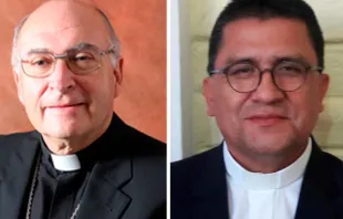  Mons. Julio Parrilla Díaz (izquierda) y Mons. Gerardo Nieves (derecha) / Crédito: CEE y Vicariato Apostólico de Acuarico 