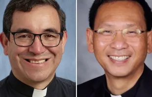 P. Felipe Pulido y P. Michael Pham, obispos auxiliares electos de San Diego. Crédito: USCCB 