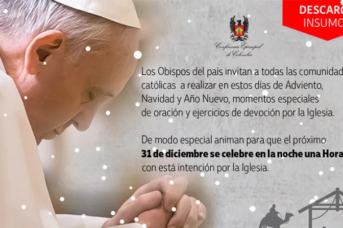 Obispos de Colombia animan a orar por la Iglesia en Adviento, Navidad y Año Nuevo