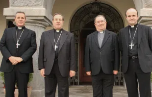 Obispos de Bilbao, Pamplona y Tudela, Vitoria y San Sebastián. Foto: Diócesis de San Sebastián 