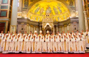 Sacerdotes ordenados en San Pablo Extramuros. Foto: Legionarios de Cristo. 