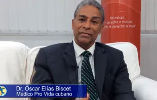 Doctor Oscar Elu00edas Biscet (Captura Youtube - ACI Prensa) 