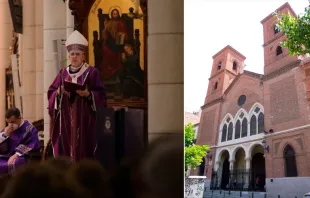 Cardenal Carlos Osoro y parroquia Virgen de la Paloma | Crédito: Arzobispado de Madrid 