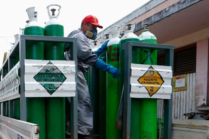 Arzobispado sigue ofreciendo oxígeno ante segunda ola de COVID19 en Perú